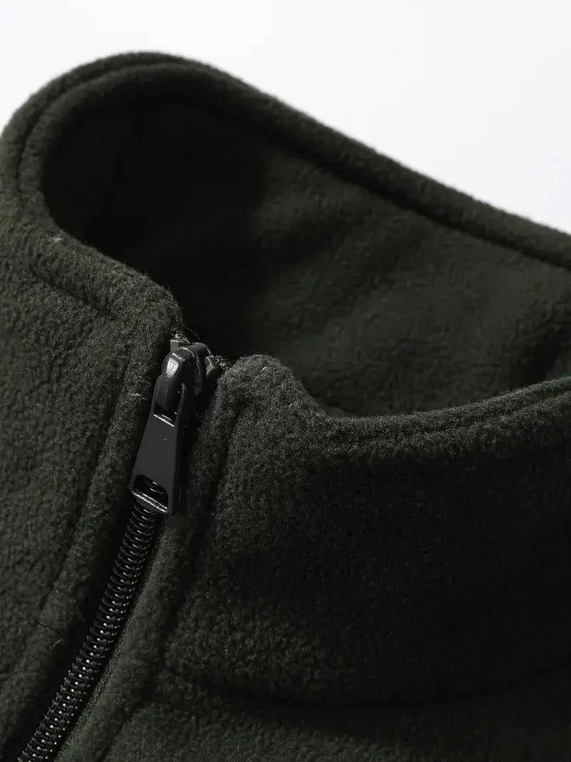 Unisex Lined Fleece Vest for Layering Outdoors - product view 7 | Buffalo Gears