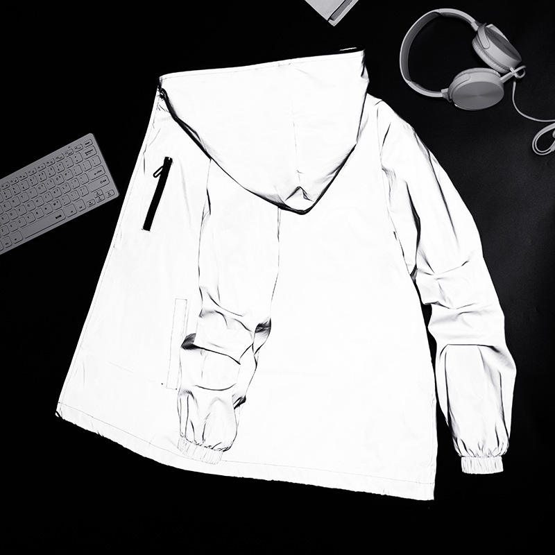 Unisex Waterproof Shell with Reflective Detailing for Cycling - product view 5 | Buffalo Gears