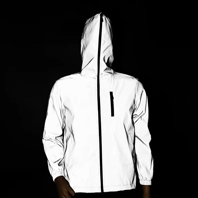 Unisex Waterproof Shell with Reflective Detailing for Cycling - product view 6 | Buffalo Gears