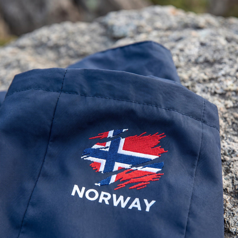 Unisex Windbreaker with Nordic Print and Hood - product view 3 | Buffalo Gears