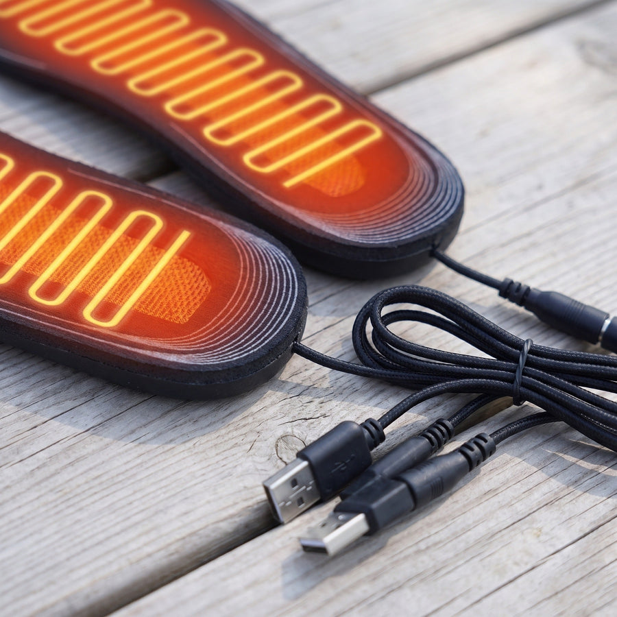 USB Heated Insoles in EVA That Trim to Your Own Size - product view 4 | Buffalo Gears