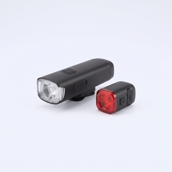 USB Rechargeable Bike Light Set for Night Riding