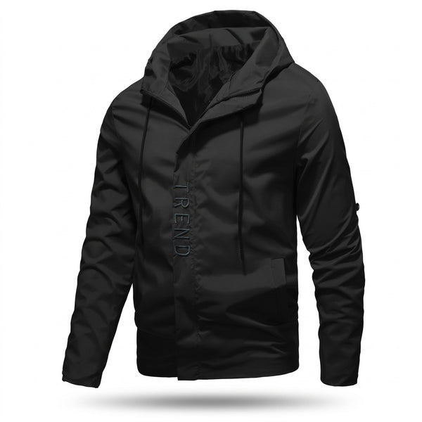 Utility Work Jacket for Men, Hooded with Pockets