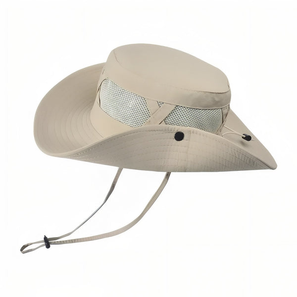 Ventilated Wide Brim Hat for Sunny Trail Hikes