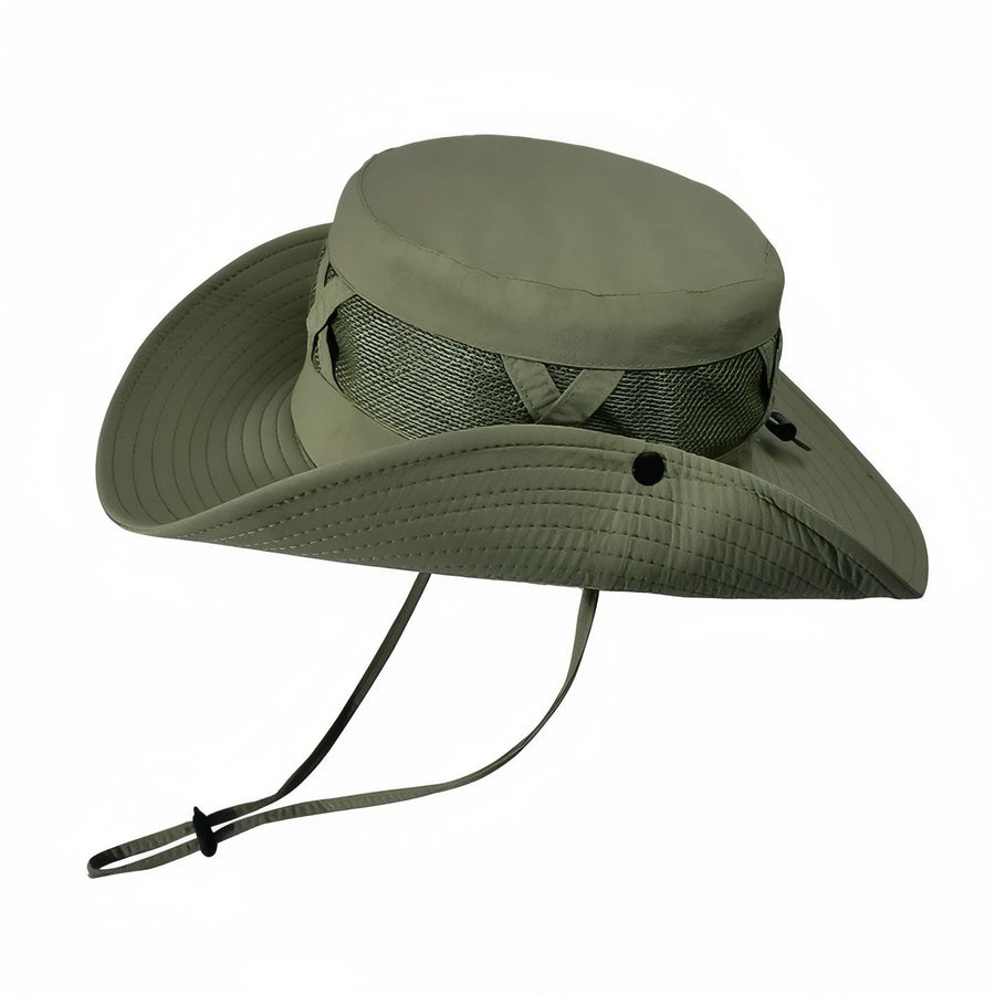 Ventilated Wide Brim Hat for Sunny Trail Hikes - product view 17 | Buffalo Gears