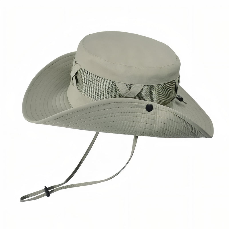 Ventilated Wide Brim Hat for Sunny Trail Hikes - product view 18 | Buffalo Gears