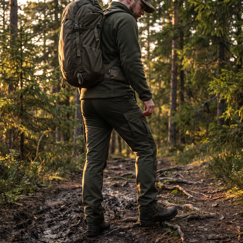 Water-Resistant Ripstop Combat Trousers for Duty Use - product view 2 | Buffalo Gears