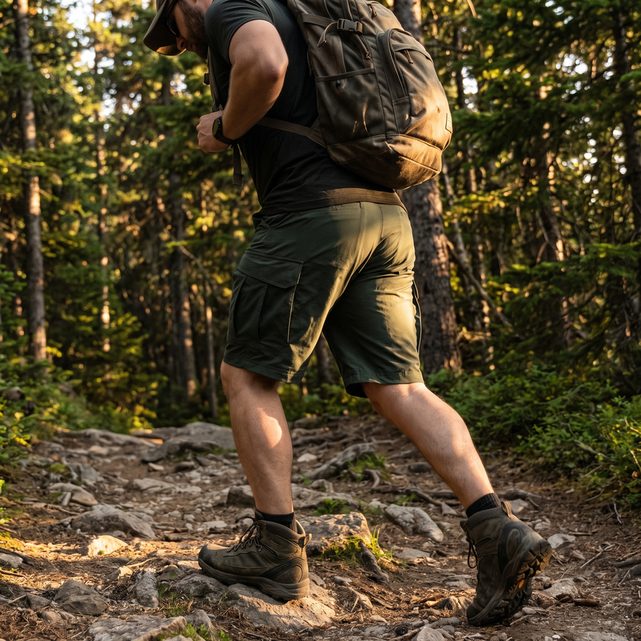 Water-Resistant Ripstop Tactical Shorts for Summer - product view 2 | Buffalo Gears