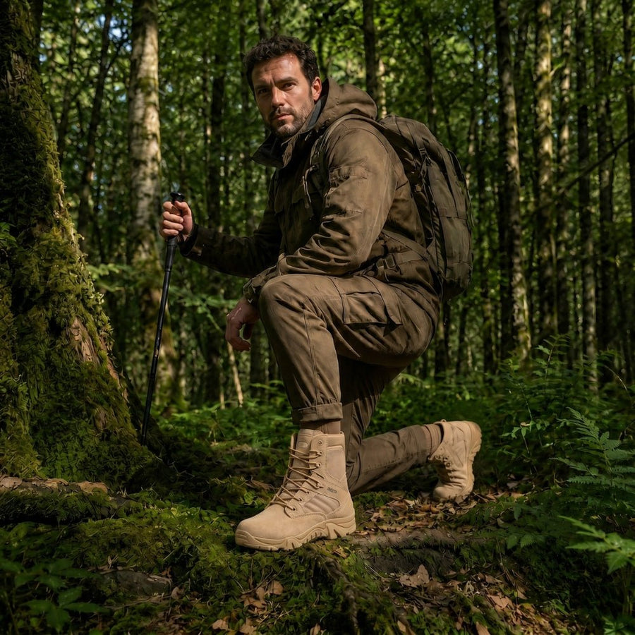 Water-Resistant Tactical Shoes for Rugged Hiking Trails - product view 3 | Buffalo Gears