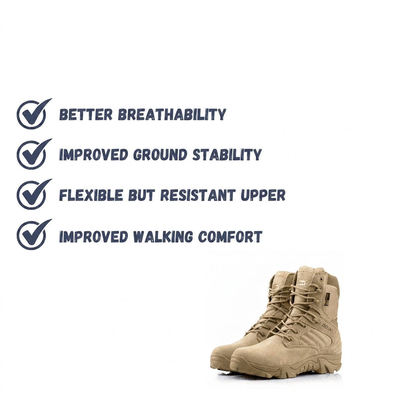 Water-Resistant Tactical Shoes for Rugged Hiking Trails - product view 5 | Buffalo Gears
