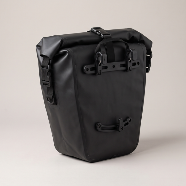 Waterproof Bike Pannier 20L Roll-Top Rear Rack Bag Commuter