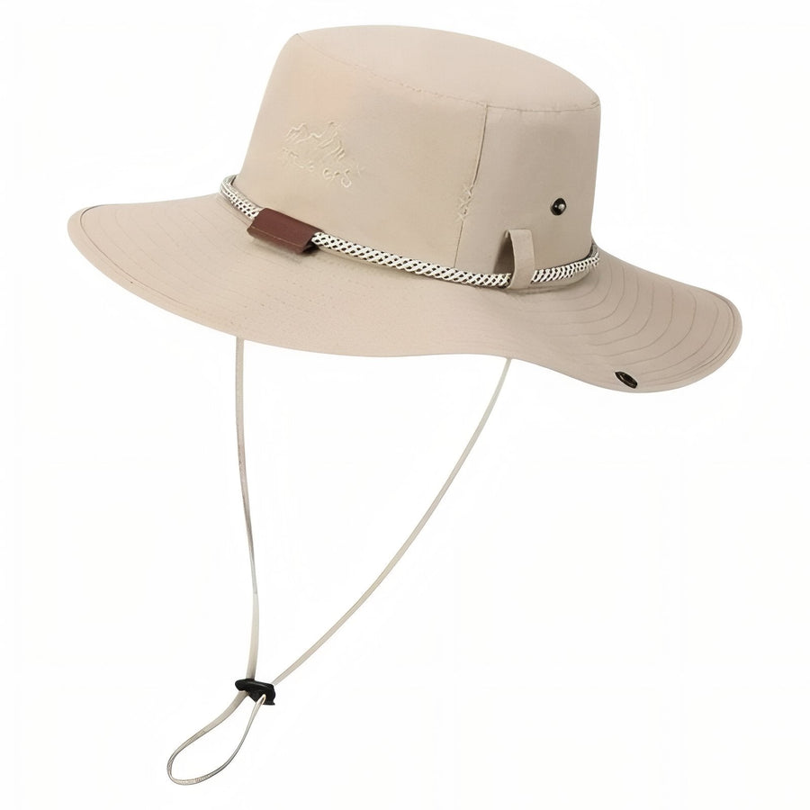 Wide Brim Rain Hat for Wet Weather Trekking - product view 12 | Buffalo Gears