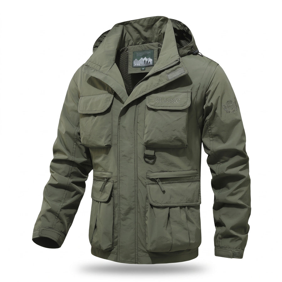 Windbreaker for Men with Zip Off Sleeves - product view 1 | Buffalo Gears