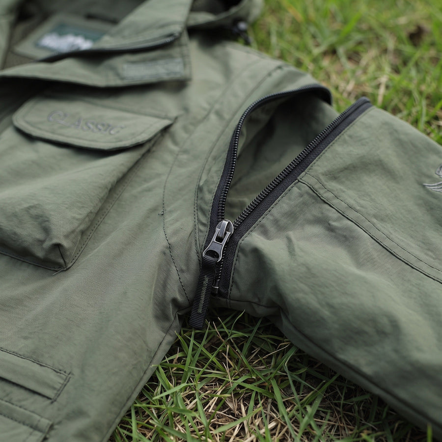 Windbreaker for Men with Zip Off Sleeves - product view 3 | Buffalo Gears