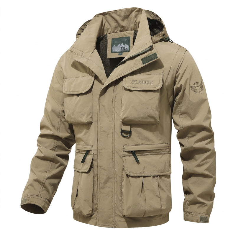 Windbreaker for Men with Zip Off Sleeves - product view 5 | Buffalo Gears