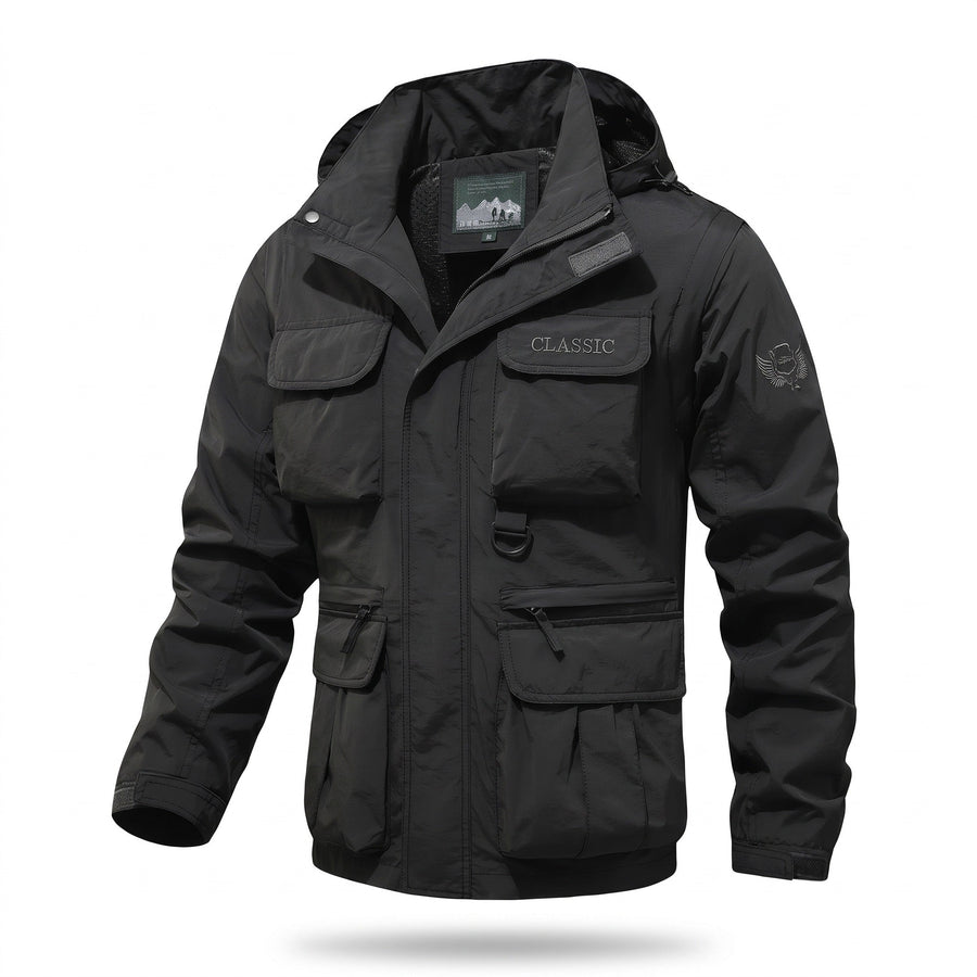 Windbreaker for Men with Zip Off Sleeves - product view 6 | Buffalo Gears