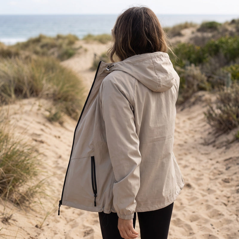 Windbreaker Jacket for Women, Mid Length and Loose - product view 4 | Buffalo Gears