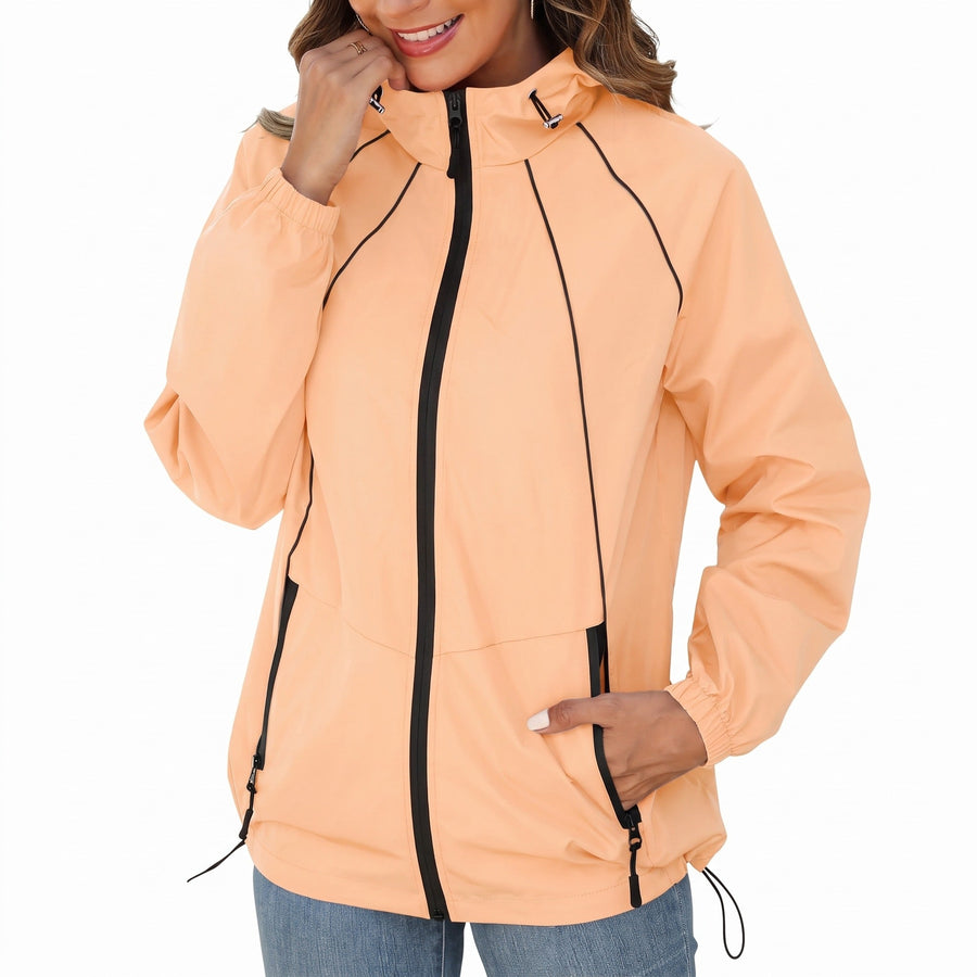 Windbreaker Jacket for Women, Mid Length and Loose - product view 8 | Buffalo Gears
