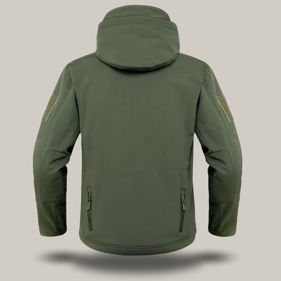 Windproof Fleece-Lined Jacket for Wet Mountain Hikes - product view 7 | Buffalo Gears