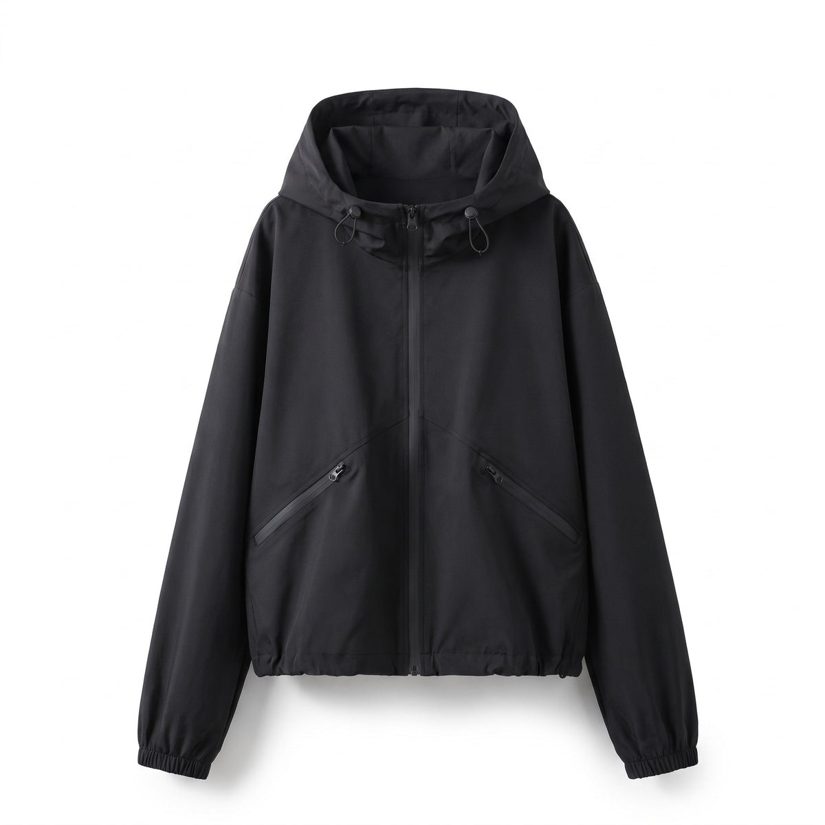 Windproof Jacket for Women with Drawcord Hood - product view 1 | Buffalo Gears
