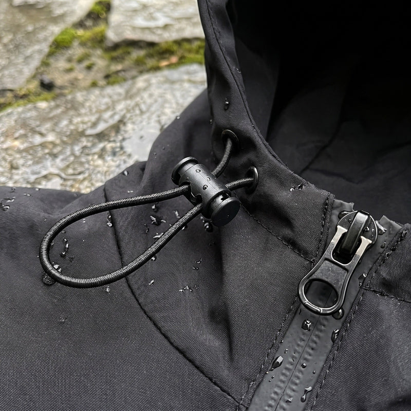 Windproof Jacket for Women with Drawcord Hood - product view 3 | Buffalo Gears