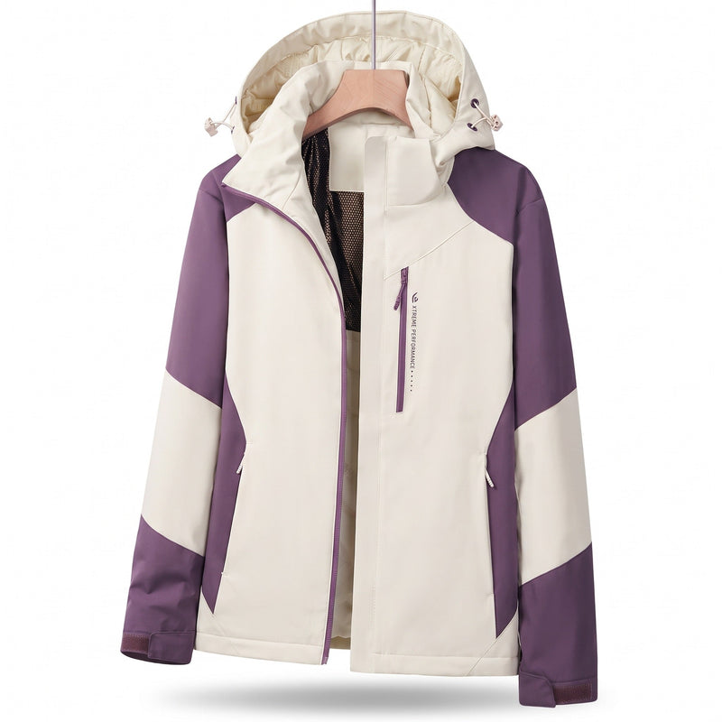 Winter Windbreaker for Women, Colour Block Design - product view 8 | Buffalo Gears