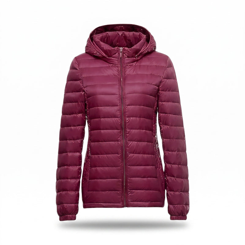 Women's 90% Duck Down Winter Parka for Cold Weather Trekking - product view 6 | Buffalo Gears