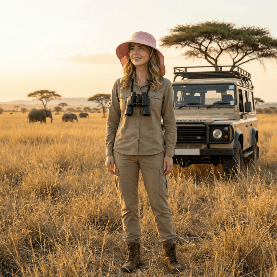 Women's Breathable Wide-Brim Sun Hat for the Outdoors - product view 4 | Buffalo Gears