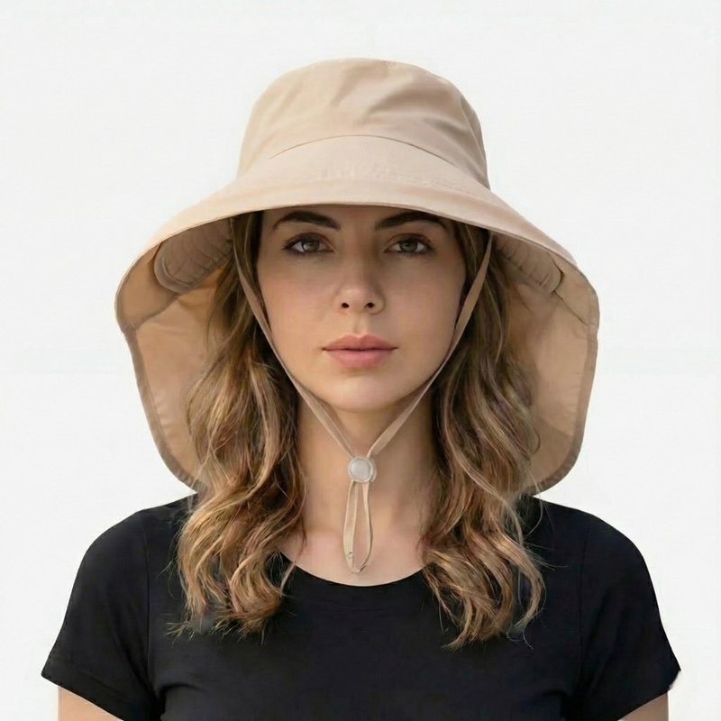 Women's Breathable Wide-Brim Sun Hat for the Outdoors - product view 6 | Buffalo Gears
