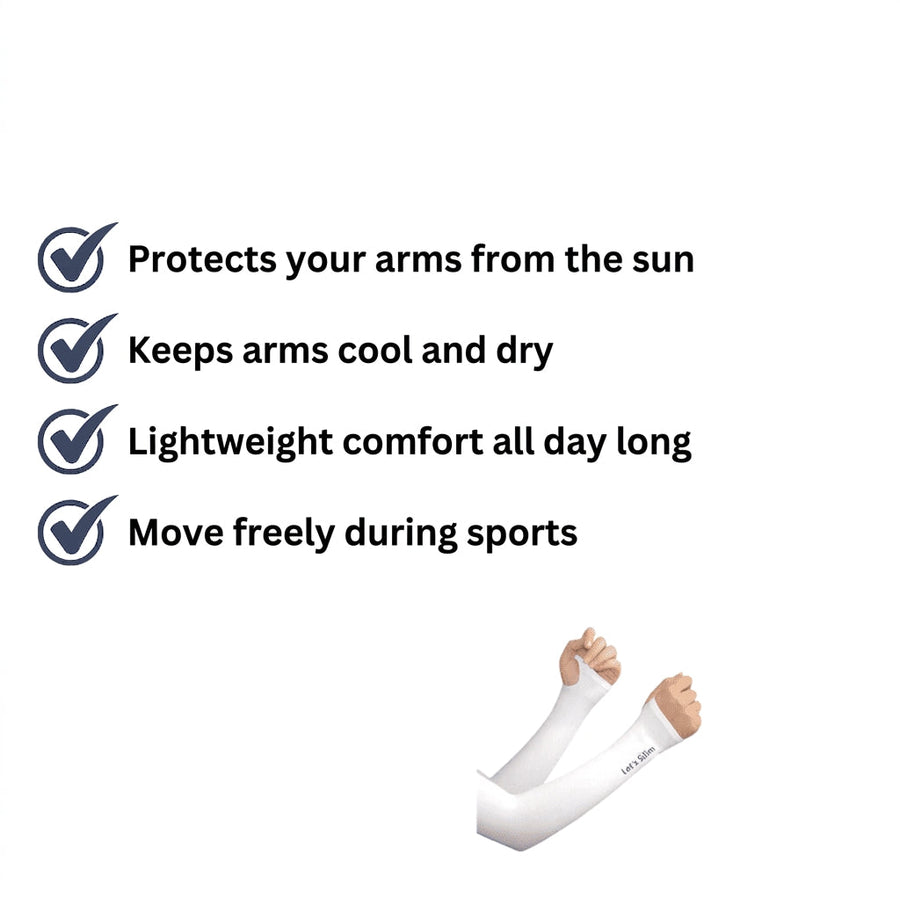 Women's Cooling Sun Sleeves for Hiking and Cycling - product view 3 | Buffalo Gears