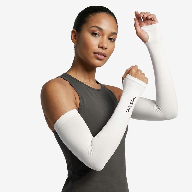 Women's Cooling Sun Sleeves for Hiking and Cycling - product view 9 | Buffalo Gears