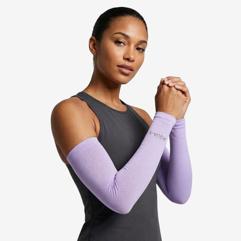 Women's Cooling Sun Sleeves for Hiking and Cycling - product view 14 | Buffalo Gears