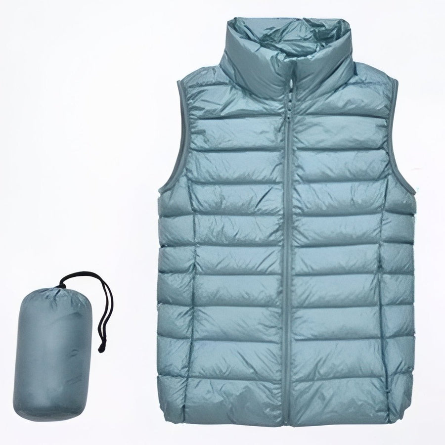Women's Down-Filled Vest for Packable Outdoor Layering - product view 7 | Buffalo Gears
