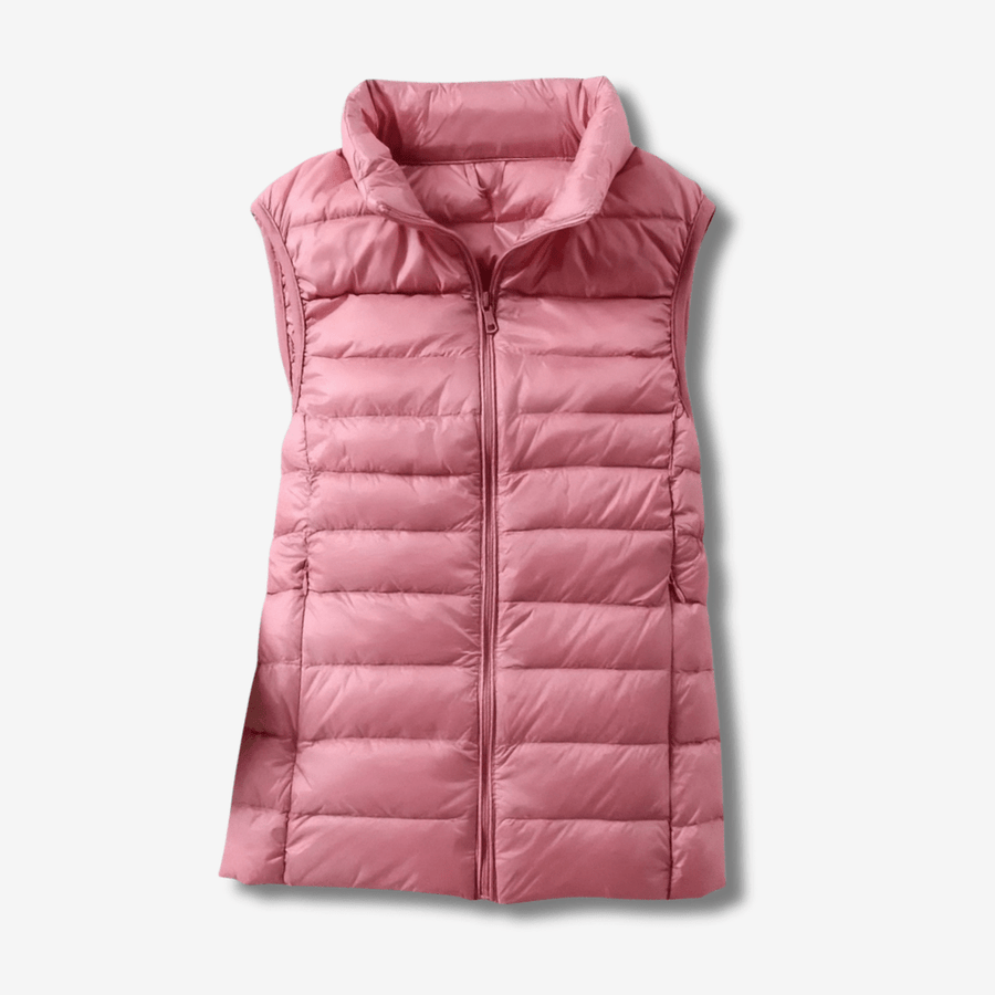 Women's Down-Filled Vest for Packable Outdoor Layering - product view 11 | Buffalo Gears