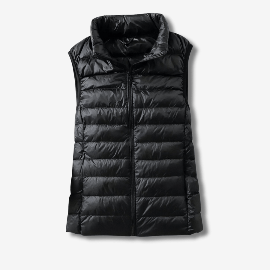 Women's Down-Filled Vest for Packable Outdoor Layering - product view 12 | Buffalo Gears