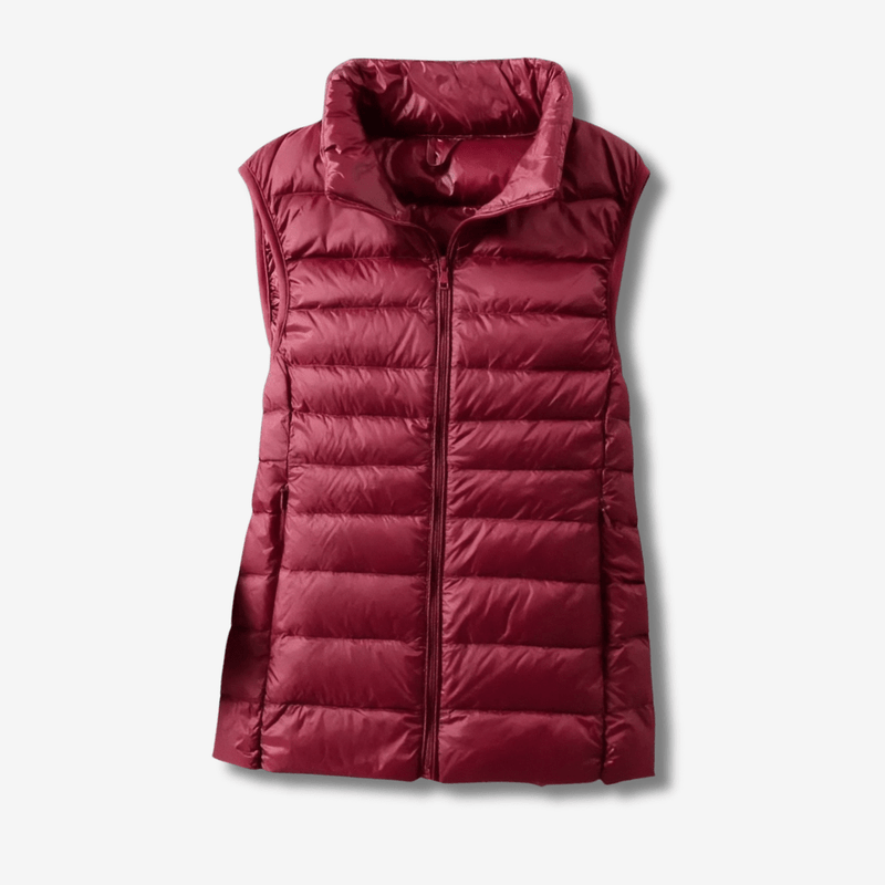 Women's Down-Filled Vest for Packable Outdoor Layering - product view 14 | Buffalo Gears