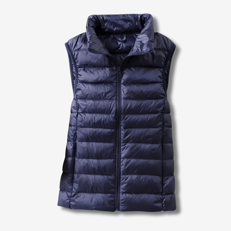Women's Down-Filled Vest for Packable Outdoor Layering - product view 15 | Buffalo Gears