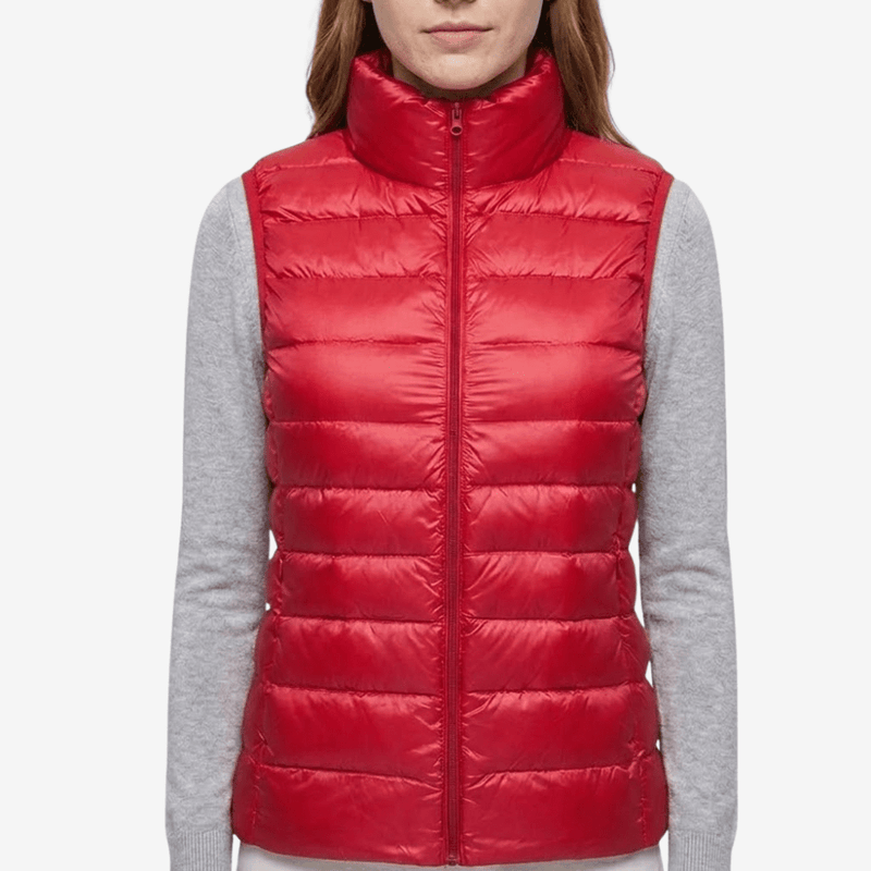 Women's Down-Filled Vest for Packable Outdoor Layering - product view 17 | Buffalo Gears