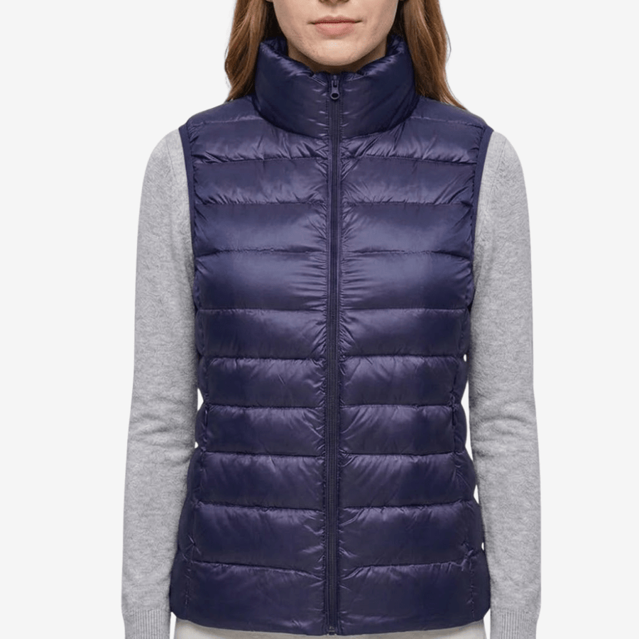 Women's Down-Filled Vest for Packable Outdoor Layering - product view 19 | Buffalo Gears