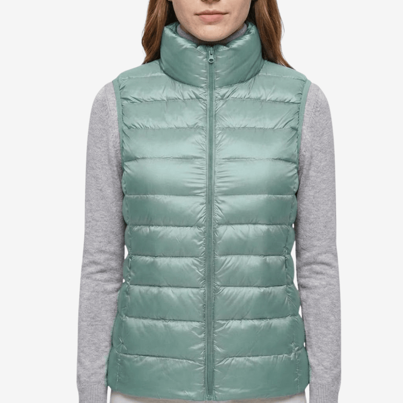 Women's Down-Filled Vest for Packable Outdoor Layering - product view 20 | Buffalo Gears