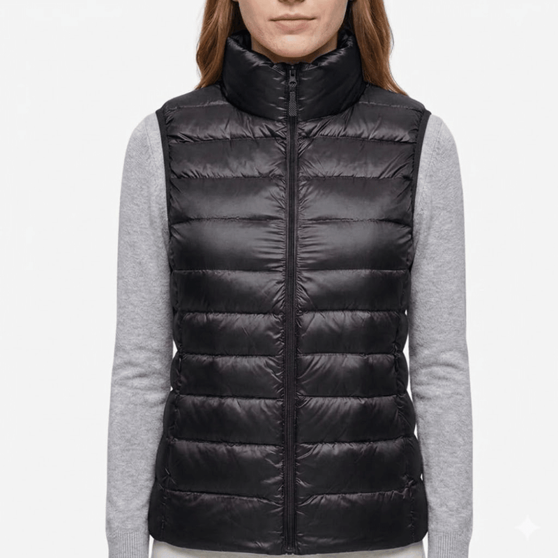 Women's Down-Filled Vest for Packable Outdoor Layering - product view 22 | Buffalo Gears
