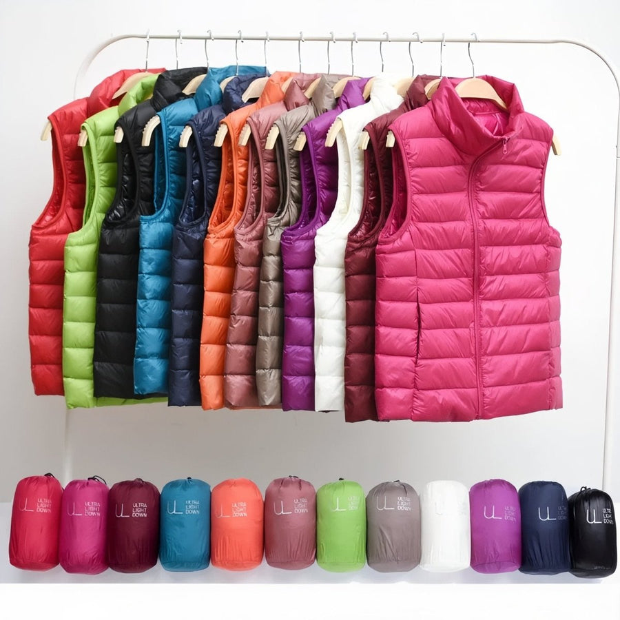 Women's Down-Filled Vest for Packable Outdoor Layering - product view 24 | Buffalo Gears
