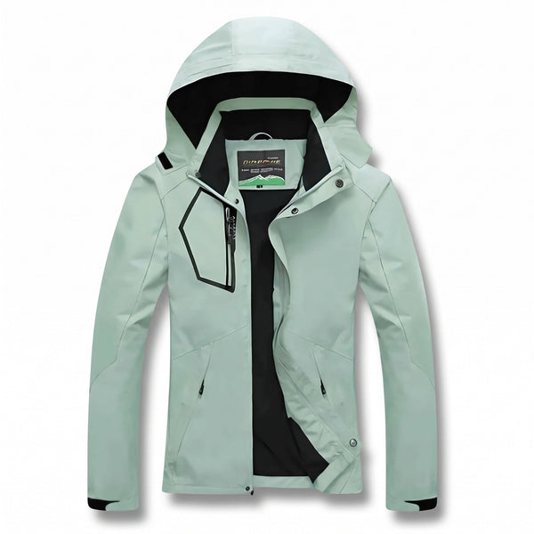 Women's Insulated Trekking Coat for Wet and Windy Trails