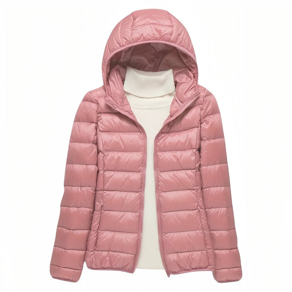 Women's Packable Down Jacket for Trekking and Travel