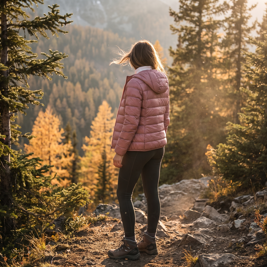 Women's Packable Down Jacket for Trekking and Travel - product view 2 | Buffalo Gears