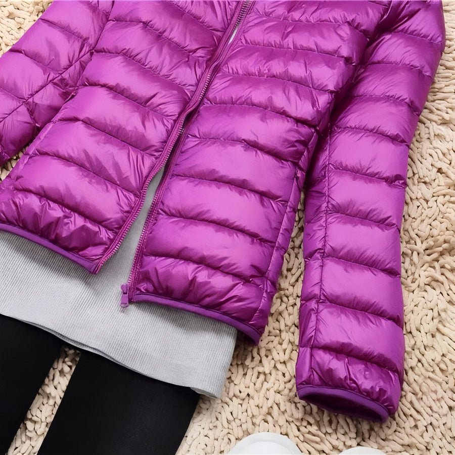 Women's Packable Down Jacket for Trekking and Travel - product view 11 | Buffalo Gears