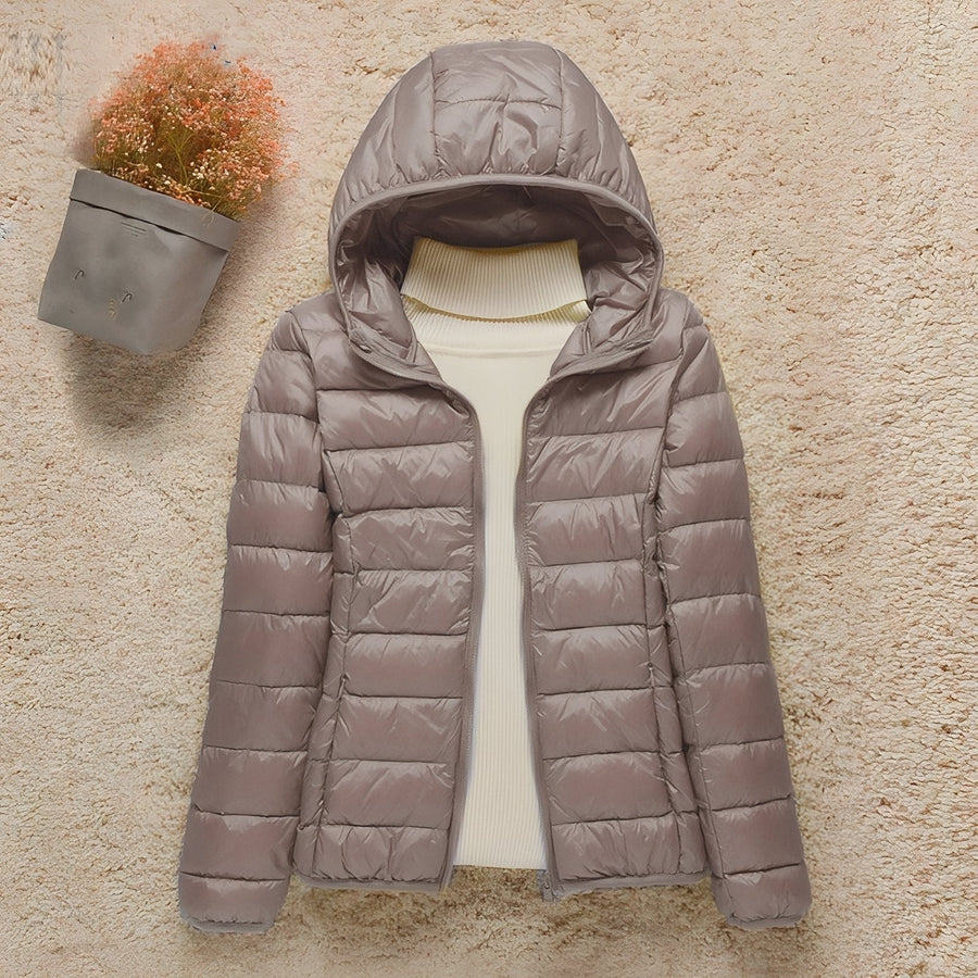 Women's Packable Down Jacket for Trekking and Travel - product view 17 | Buffalo Gears