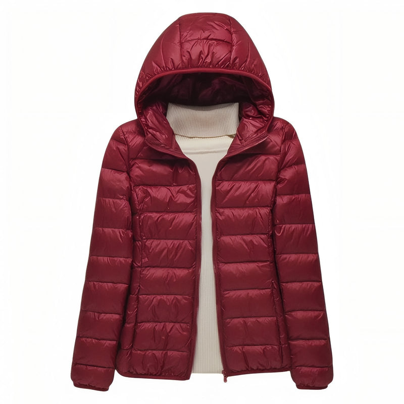 Women's Packable Down Jacket for Trekking and Travel - product view 23 | Buffalo Gears