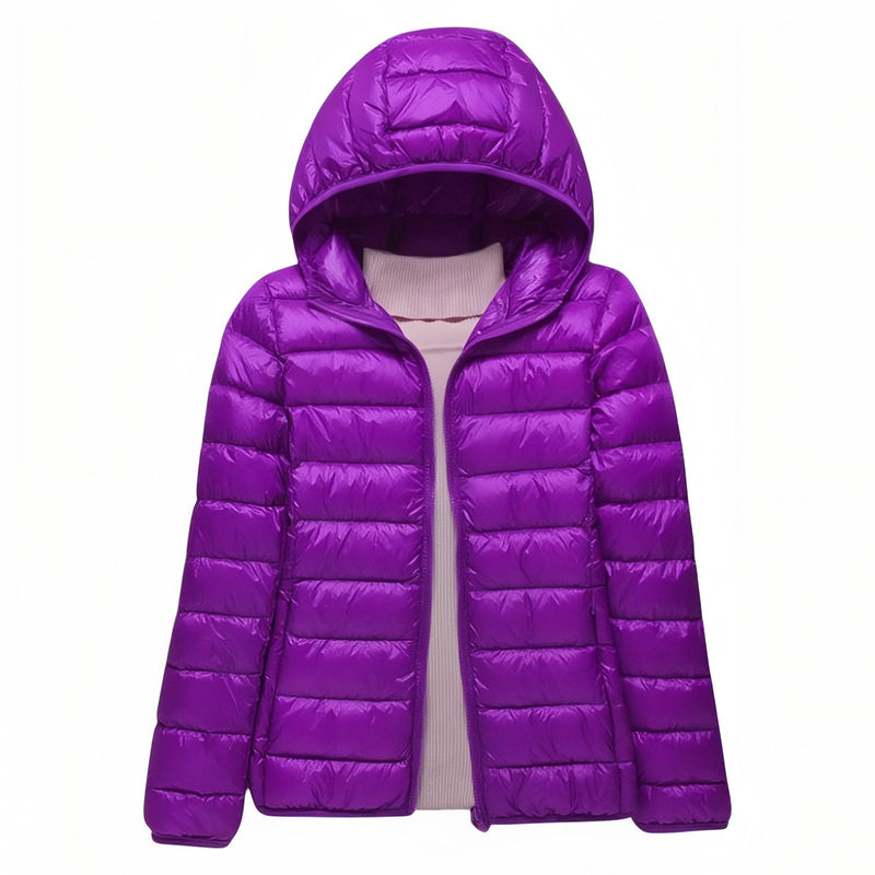 Women's Packable Down Jacket for Trekking and Travel - product view 30 | Buffalo Gears