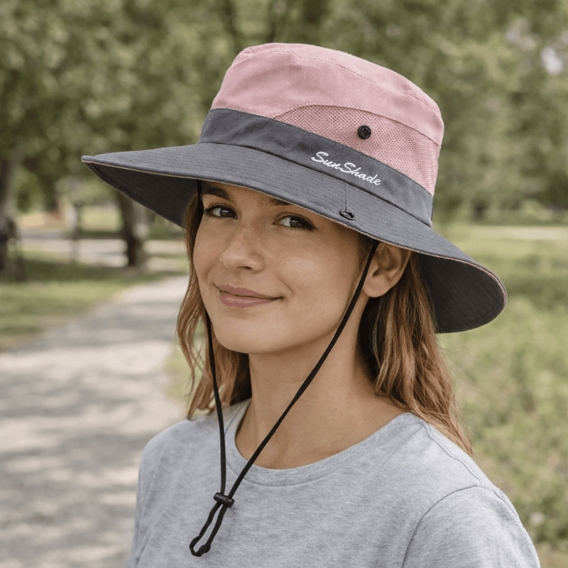 Women's Packable UPF 50+ Hat for Sun and Travel - product view 2 | Buffalo Gears